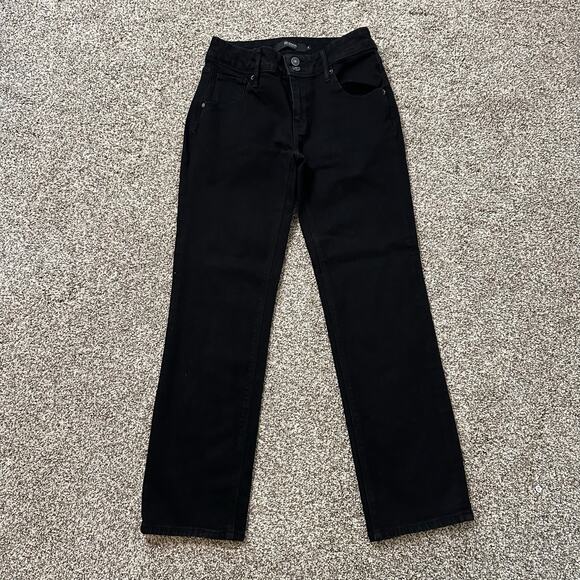 Hudson black straight leg jeans size 4 - Picture 2 of 12